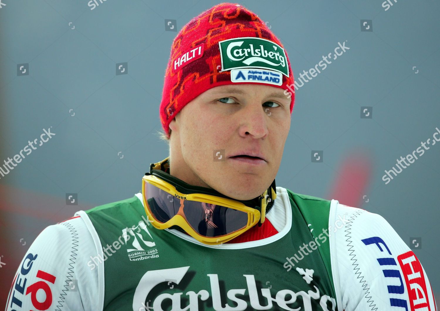 Finlands Kalle Palander Reacts Anger After Editorial Stock Photo ...
