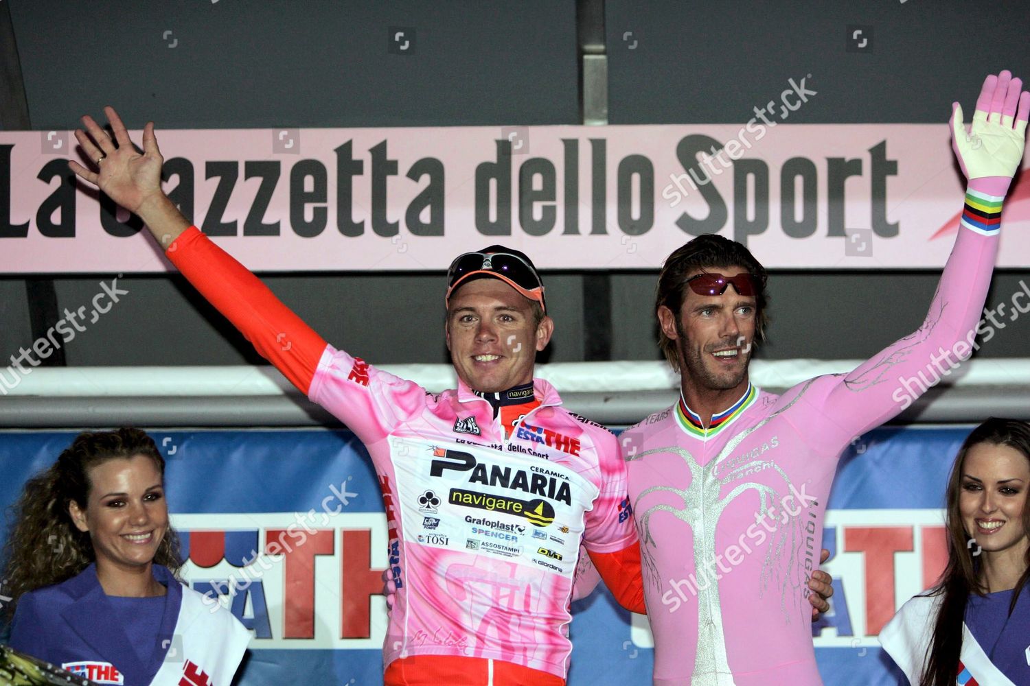 Australian Cyclist Brett Lancaster L Wears Editorial Stock Photo