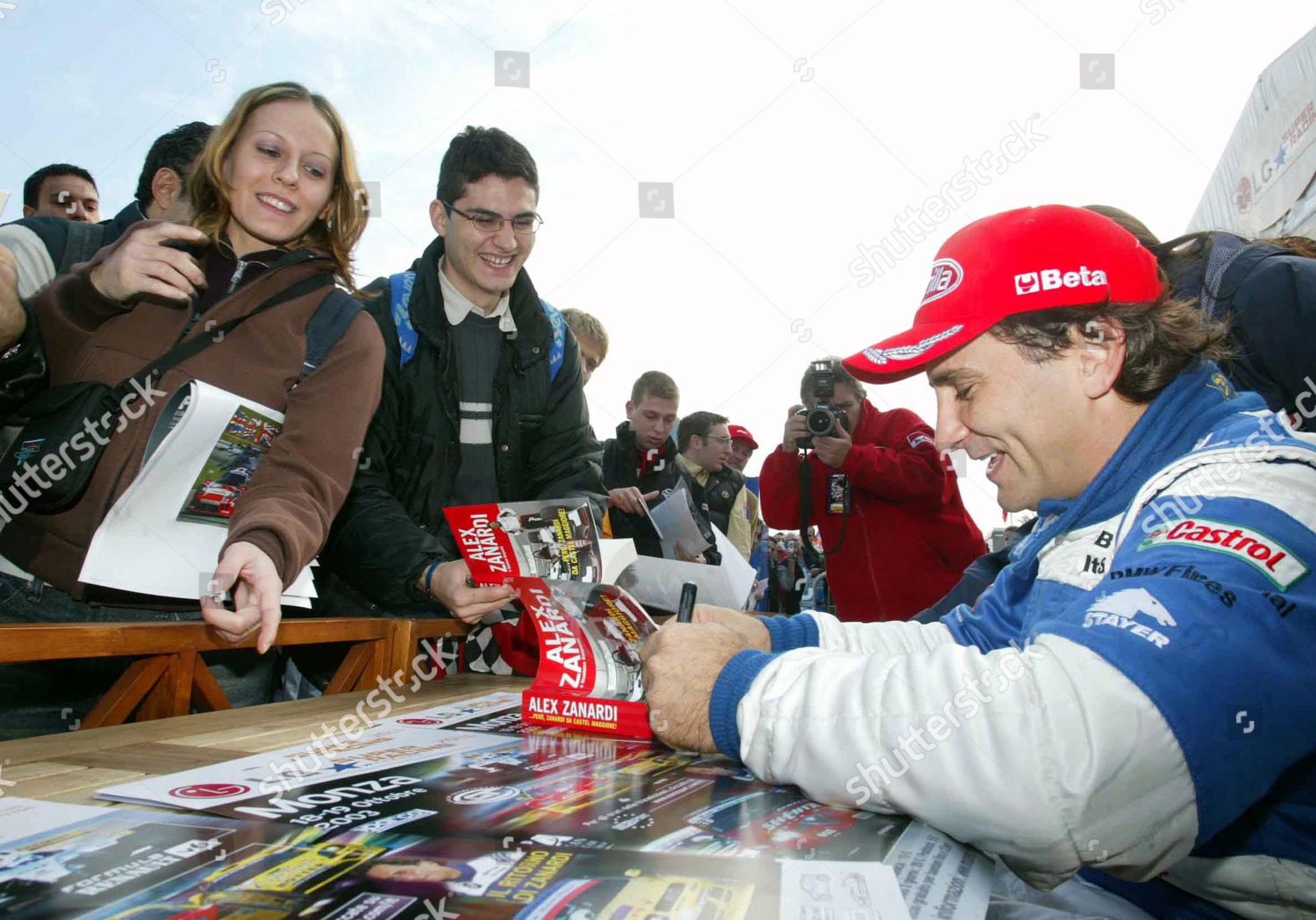 Italian Race Car Driver Alex Zanardi Editorial Stock Photo - Stock