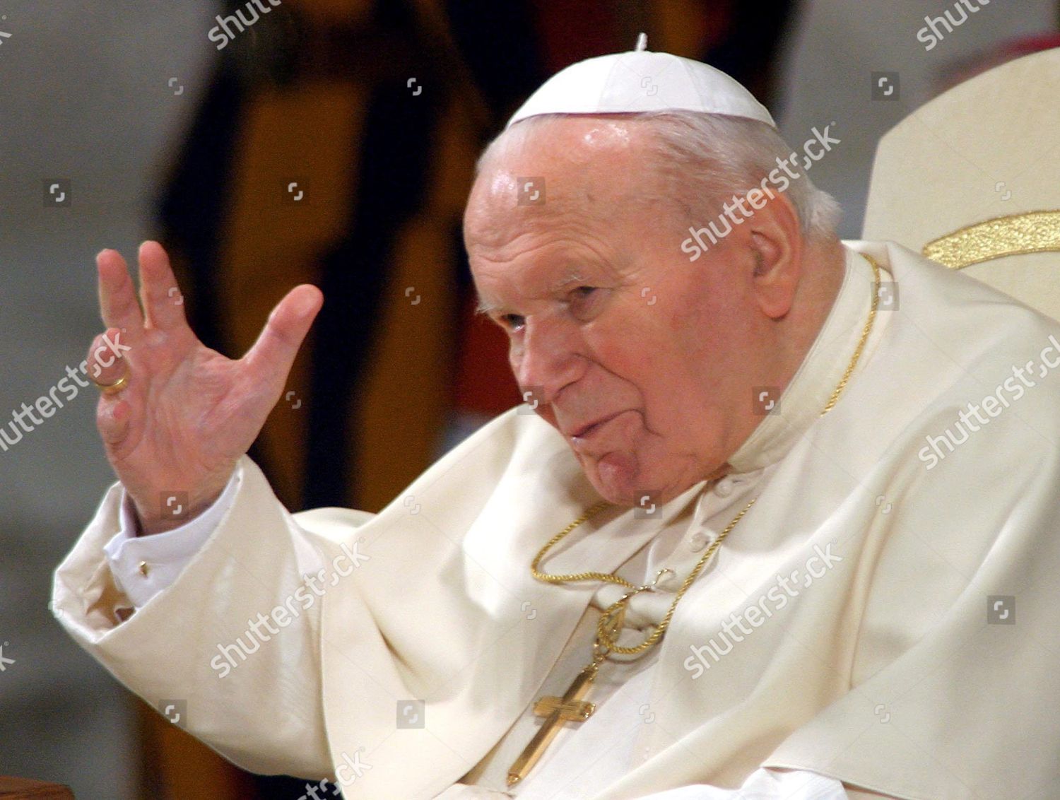 Pope John Paul Ii Waves Young People Editorial Stock Photo Stock Image Shutterstock