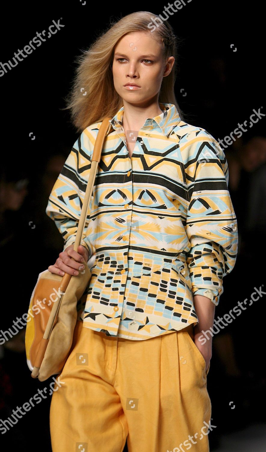 Finnish Model Suvi Koponen Takes Catwalk Editorial Stock Photo - Stock ...