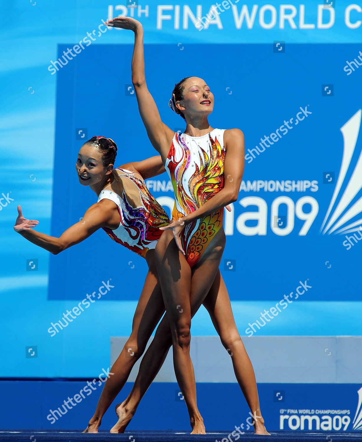 Chinese Twins Tingting Wenwen Jiang Pose Editorial Stock Photo Stock