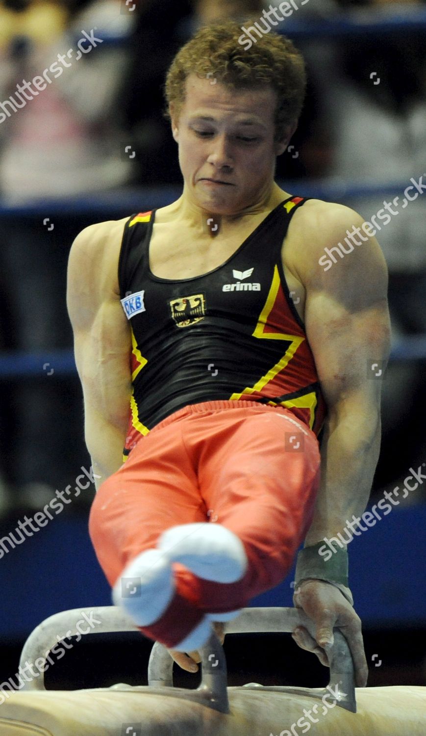 German Gymnast Fabian Hambuechen Performes During Editorial Stock Photo