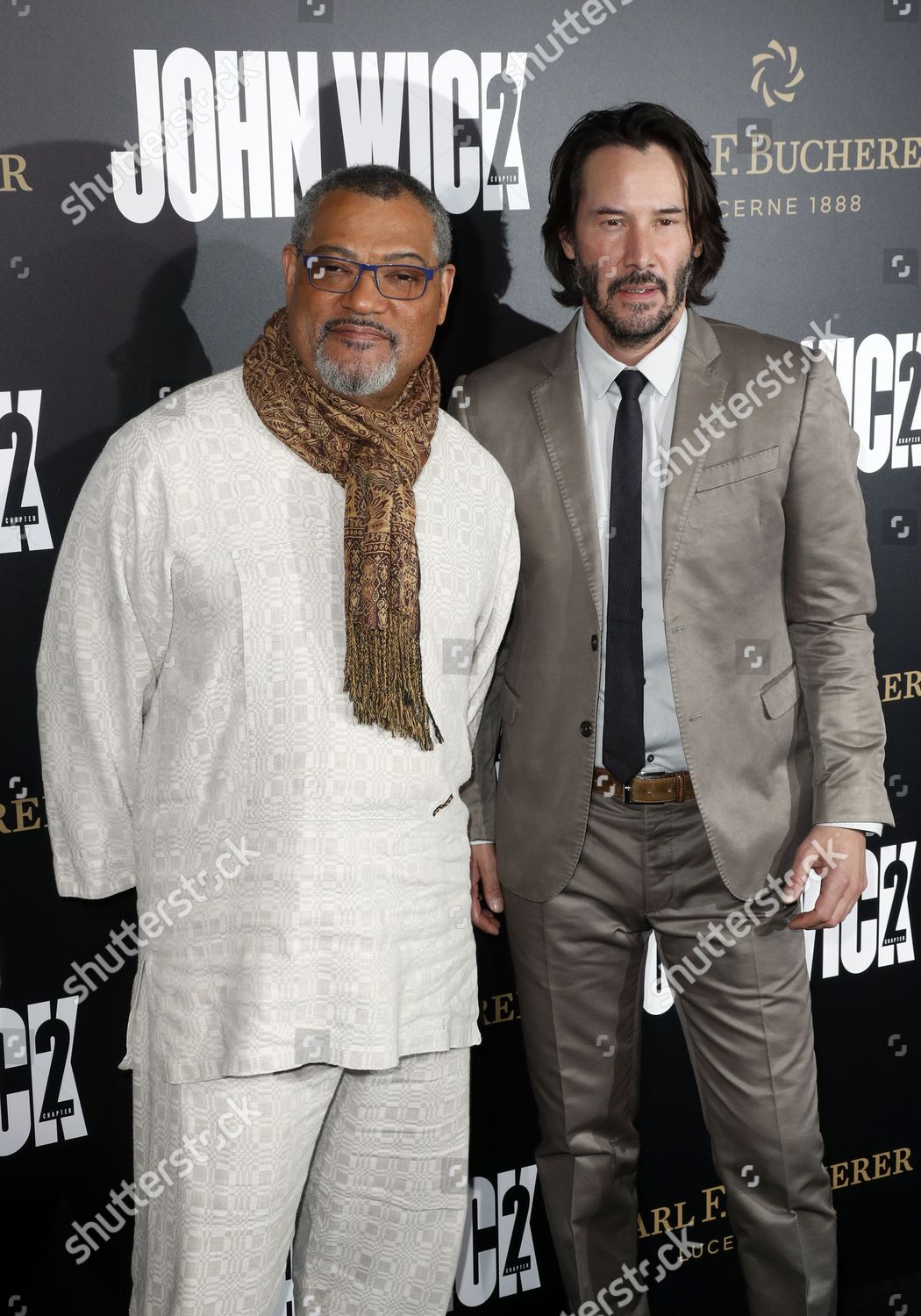 Laurence Fishburne Keanu Reeves Editorial Stock Photo - Stock Image