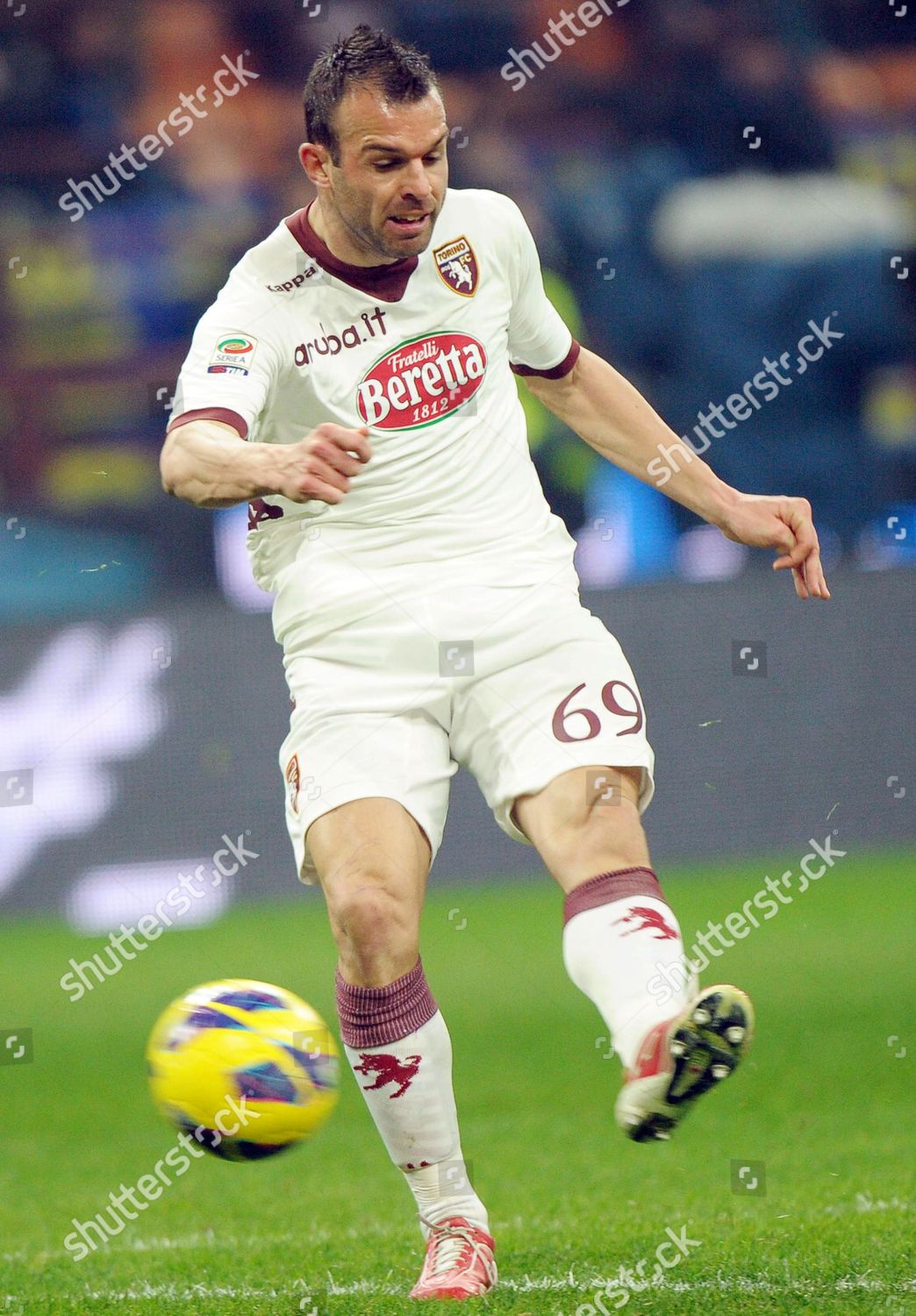 Torinos Forward Riccardo Meggiorini Scores Equalizer Editorial Stock