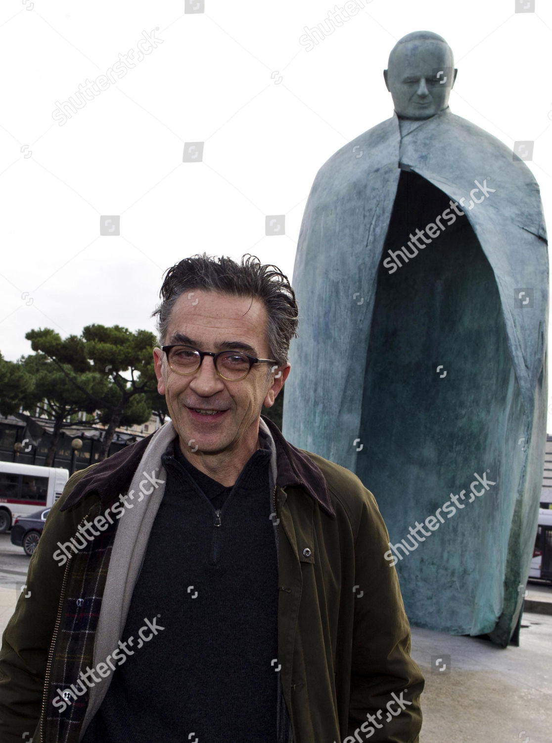 Italian Artist Oliviero Rainaldi Smiles Front Editorial Stock Photo ...