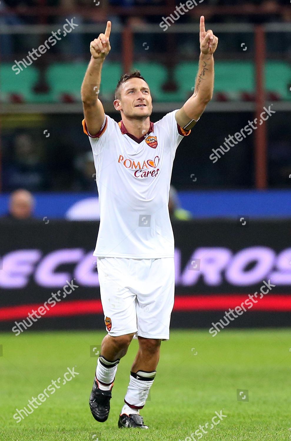 Italian Forward Captain Roma Francesco Totti Editorial Stock Photo ...