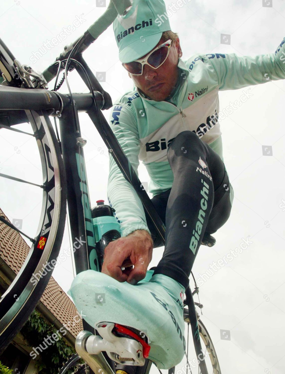 German Cyclist Jan Ullrich Team Bianchi Adjusts Editorial Stock Photo Stock Image Shutterstock