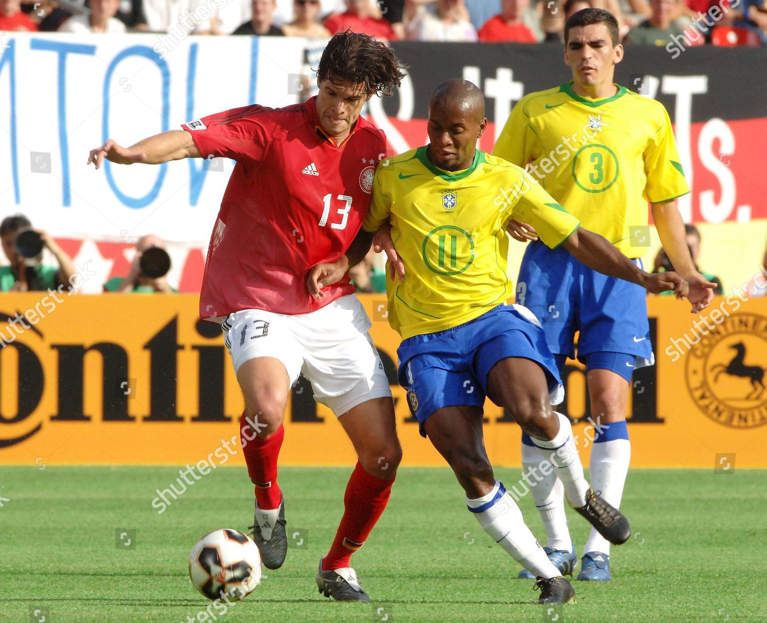 German Captain Michael Ballack L Fights Editorial Stock Photo Stock Image Shutterstock