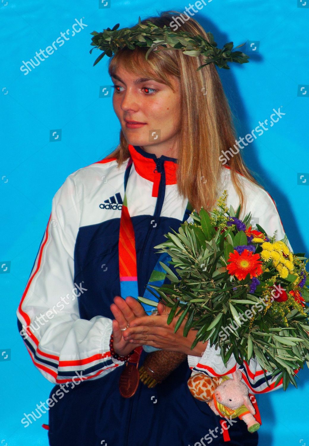 Czech Katerina Kurkova Stands On Podium Editorial Stock Photo - Stock ...