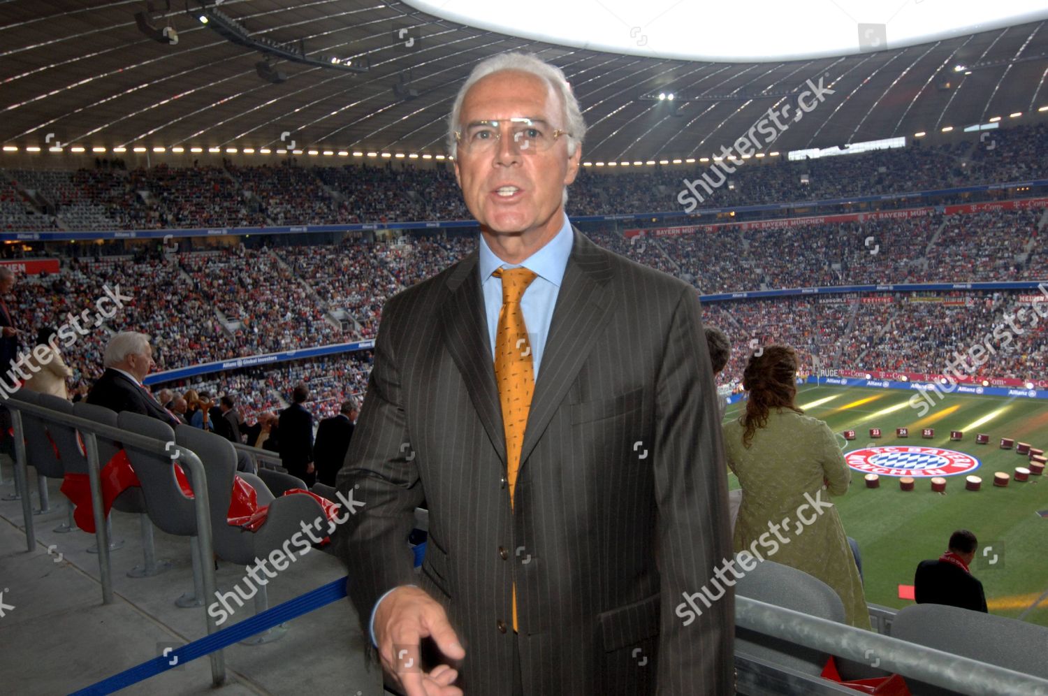 Franz Beckenbauer President German Bundesliga Soccer Editorial Stock ...