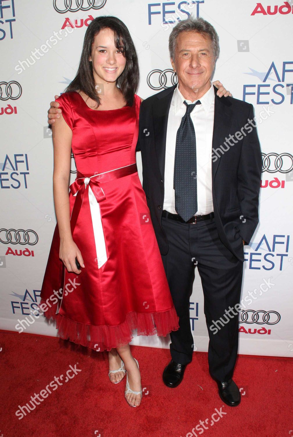 Dustin Hoffman Courtney Whittier Editorial Stock Photo Stock Image