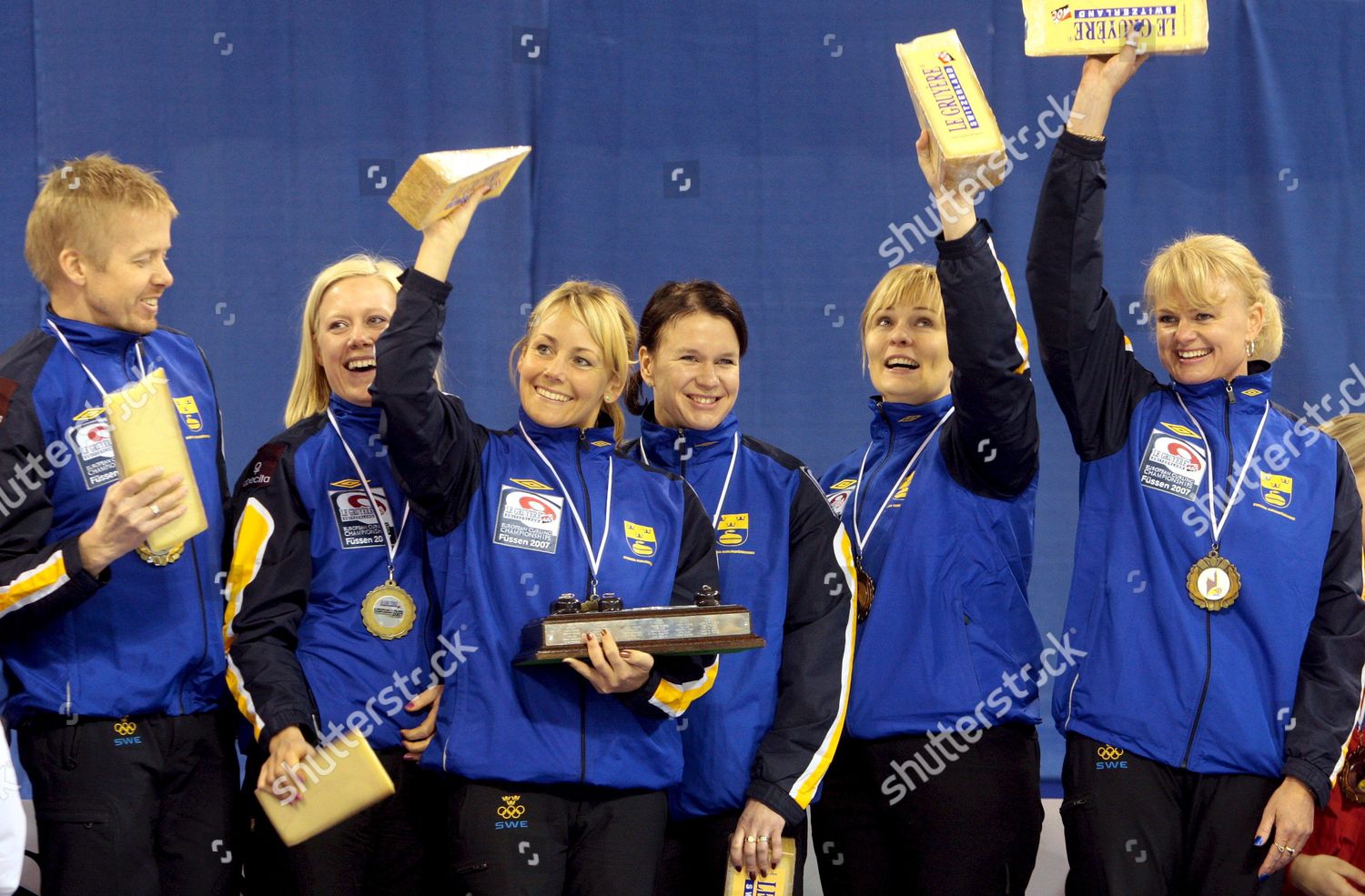 Swedish Women Curling Team Celebrates After Editorial Stock Photo ...