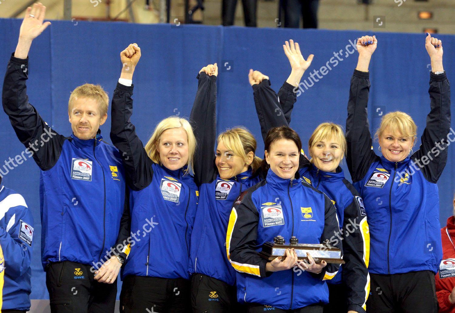 Swedish Women Curling Team Celebrates After Editorial Stock Photo ...