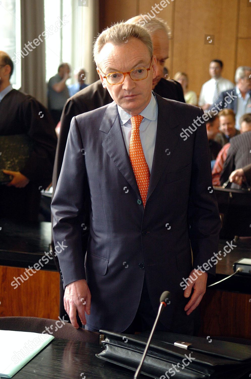 Former Head Mannesmann Klaus Esser Stands Editorial Stock Photo - Stock ...