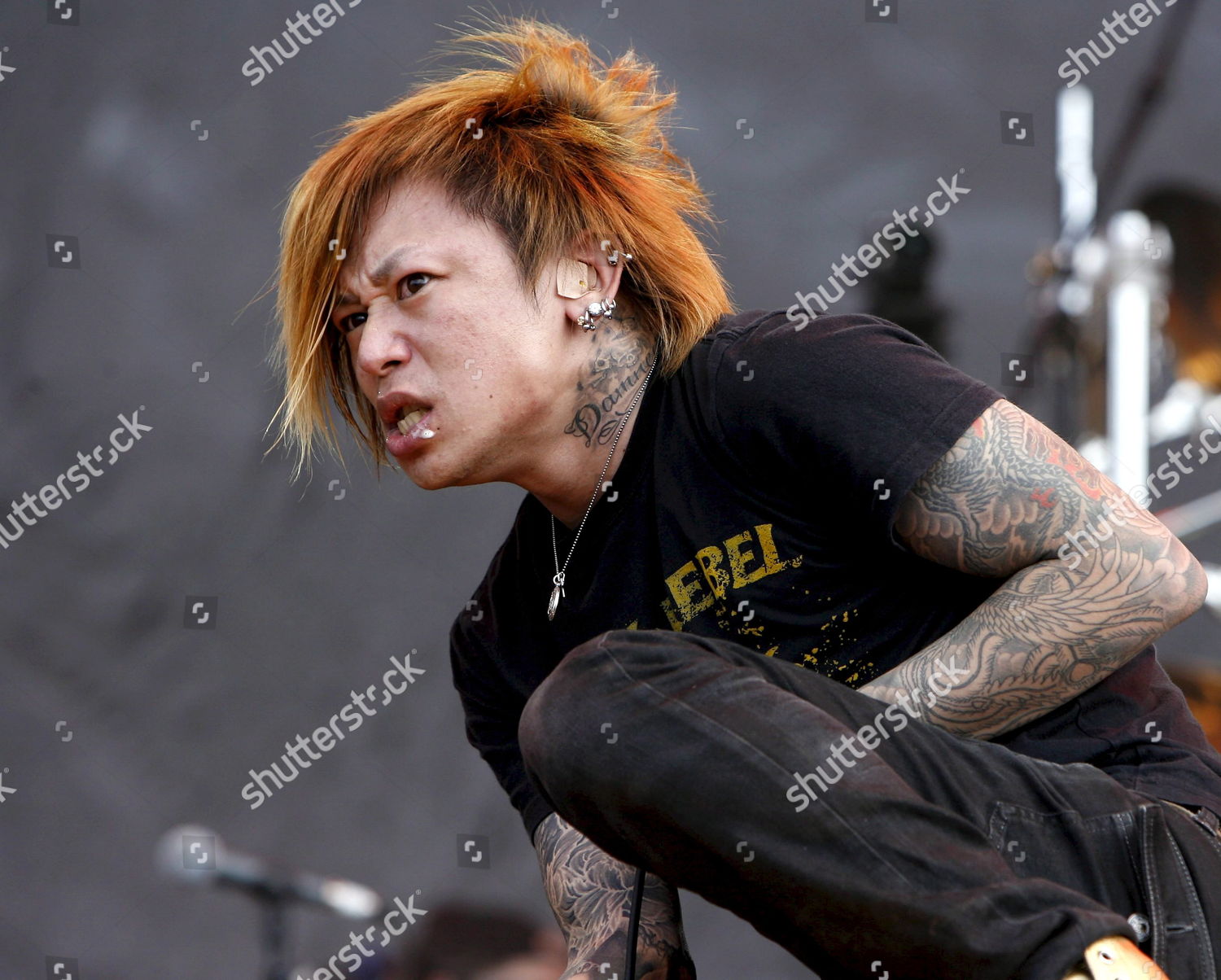 Singer Japanese Heavymetalband Dir En Grey Kyo Editorial Stock Photo Stock Image Shutterstock