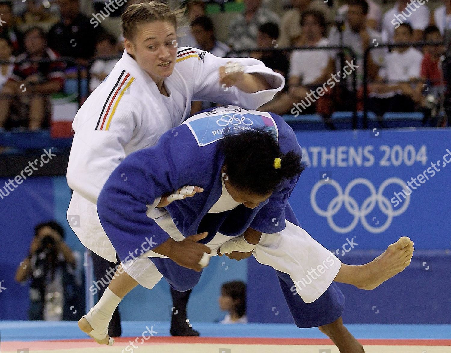 Germanys Uta Kuehnen L Action Foreround Fight Editorial Stock Photo Stock Image Shutterstock