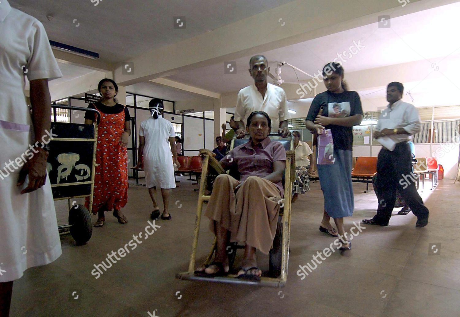 Sri Lankan Woman Wheelchair Brought Hospital Editorial Stock Photo Stock Image Shutterstock