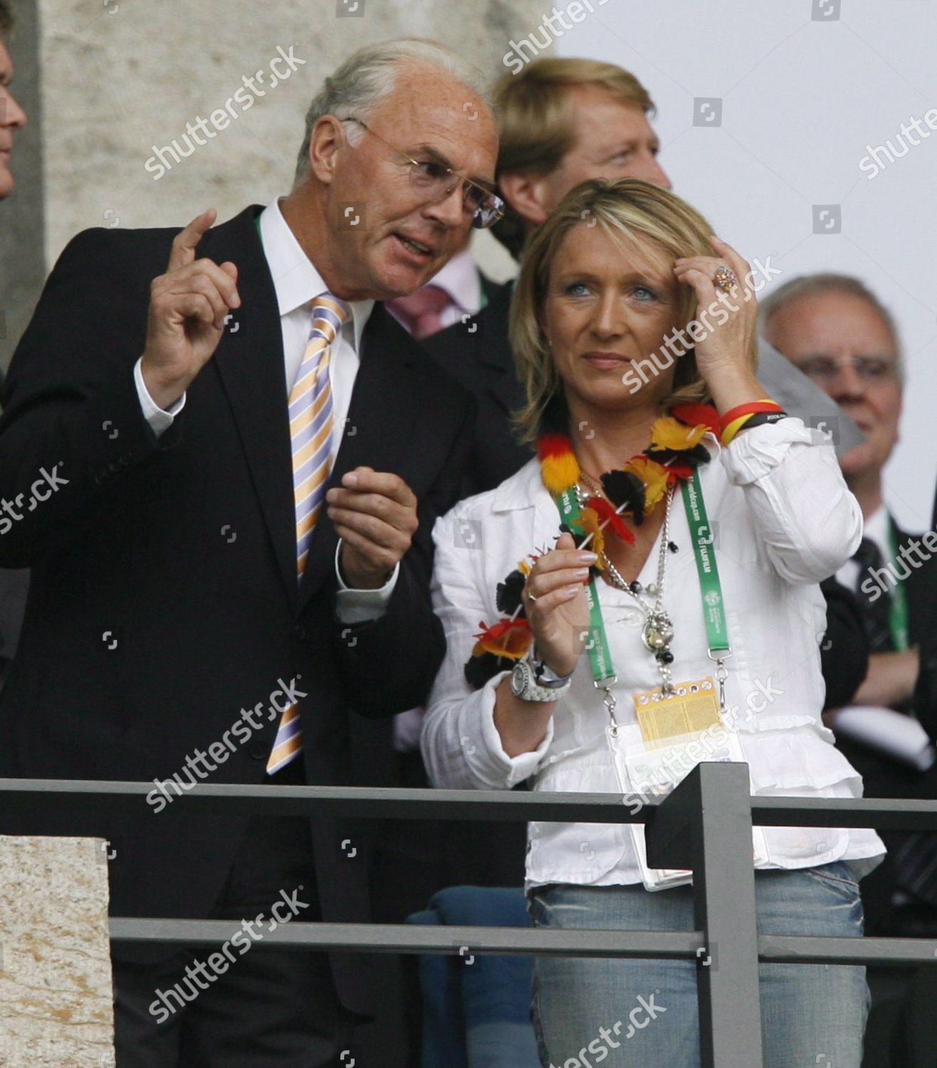 Franz Beckenbauer His Wife Heidi During Editorial Stock Photo - Stock ...