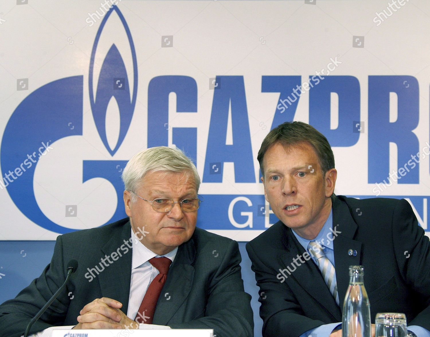 Hansjoachim Gornig L Managing Director German Gazprom Editorial Stock Photo Stock Image Shutterstock