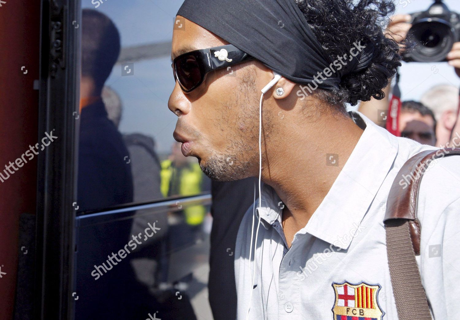Barcelonas Brazilian Player Ronaldinho Pictured Teams Editorial Stock