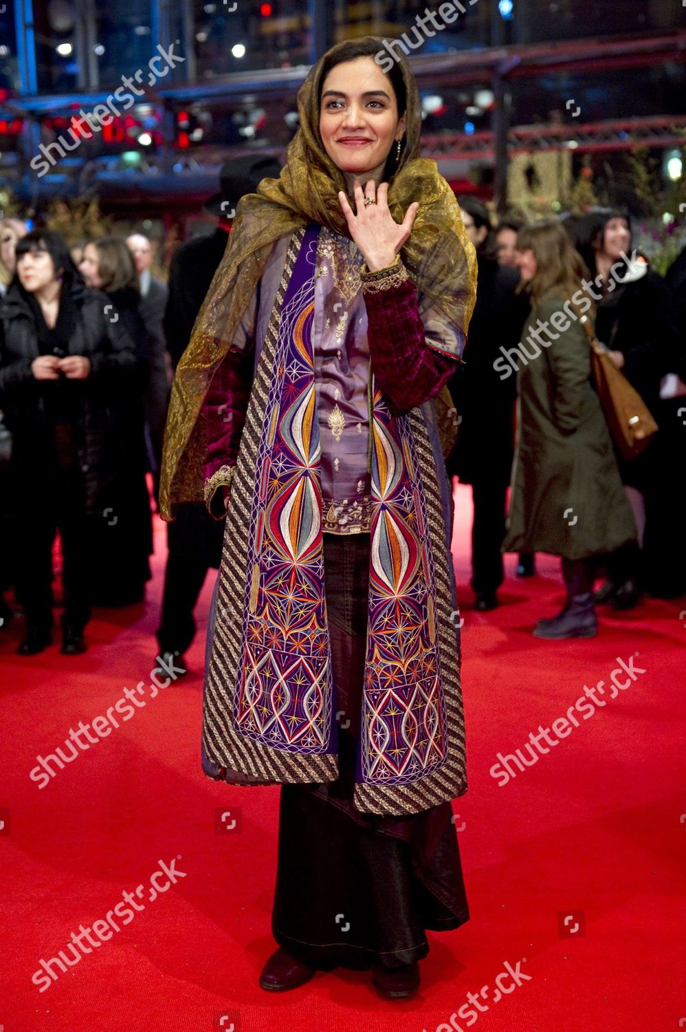 Iranian Actress Mitra Hajjar Attends Premiere Editorial Stock Photo ...