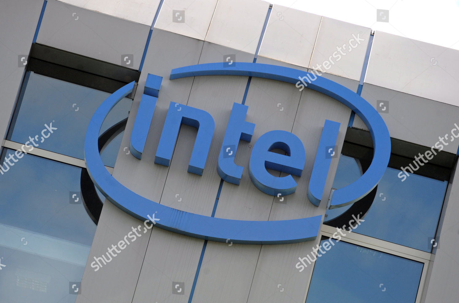 Intel Company Logo Seen Facade German Editorial Stock Photo - Stock ...