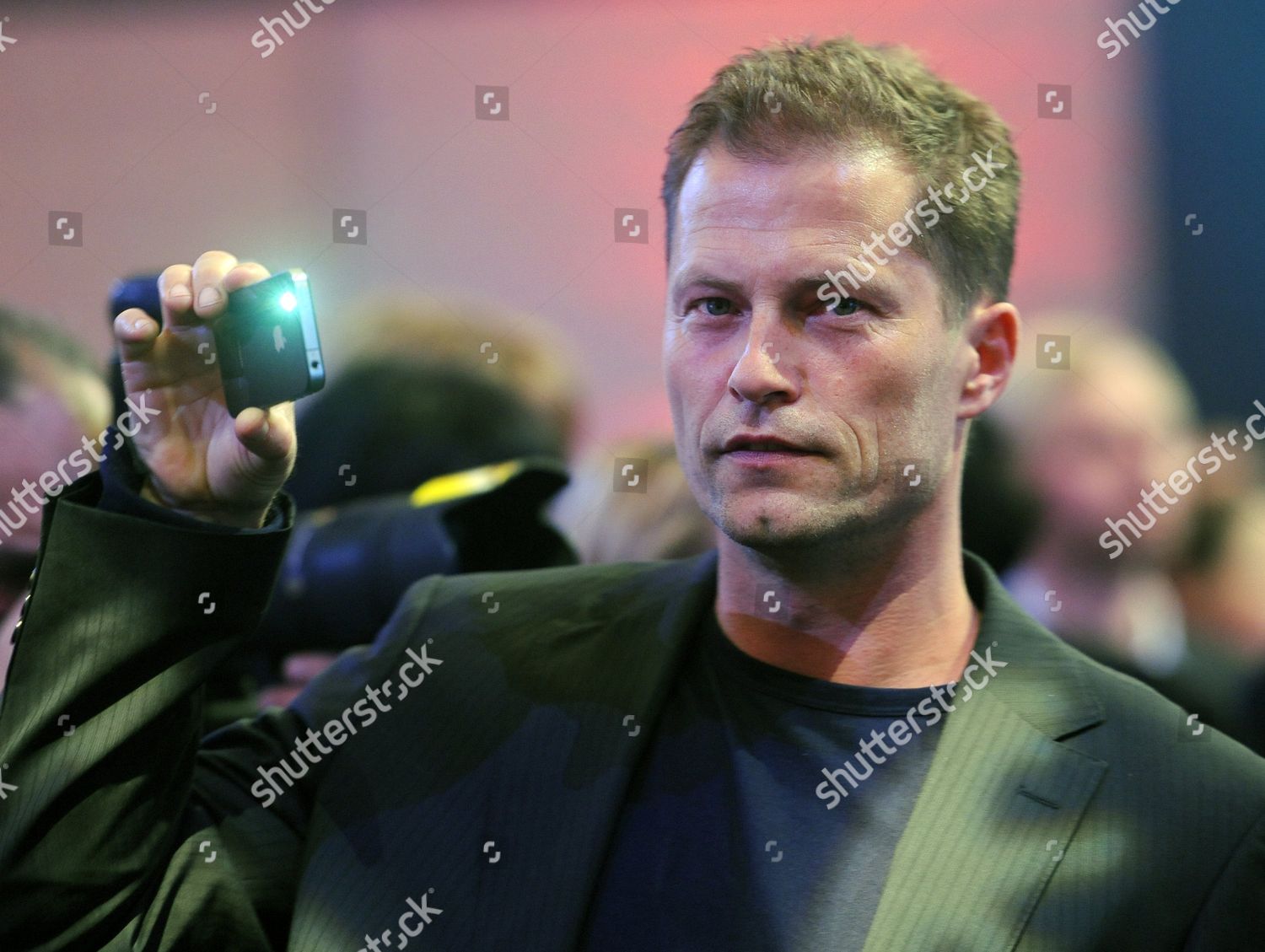 German Actor Til Schweiger Films Cell Editorial Stock Photo - Stock 