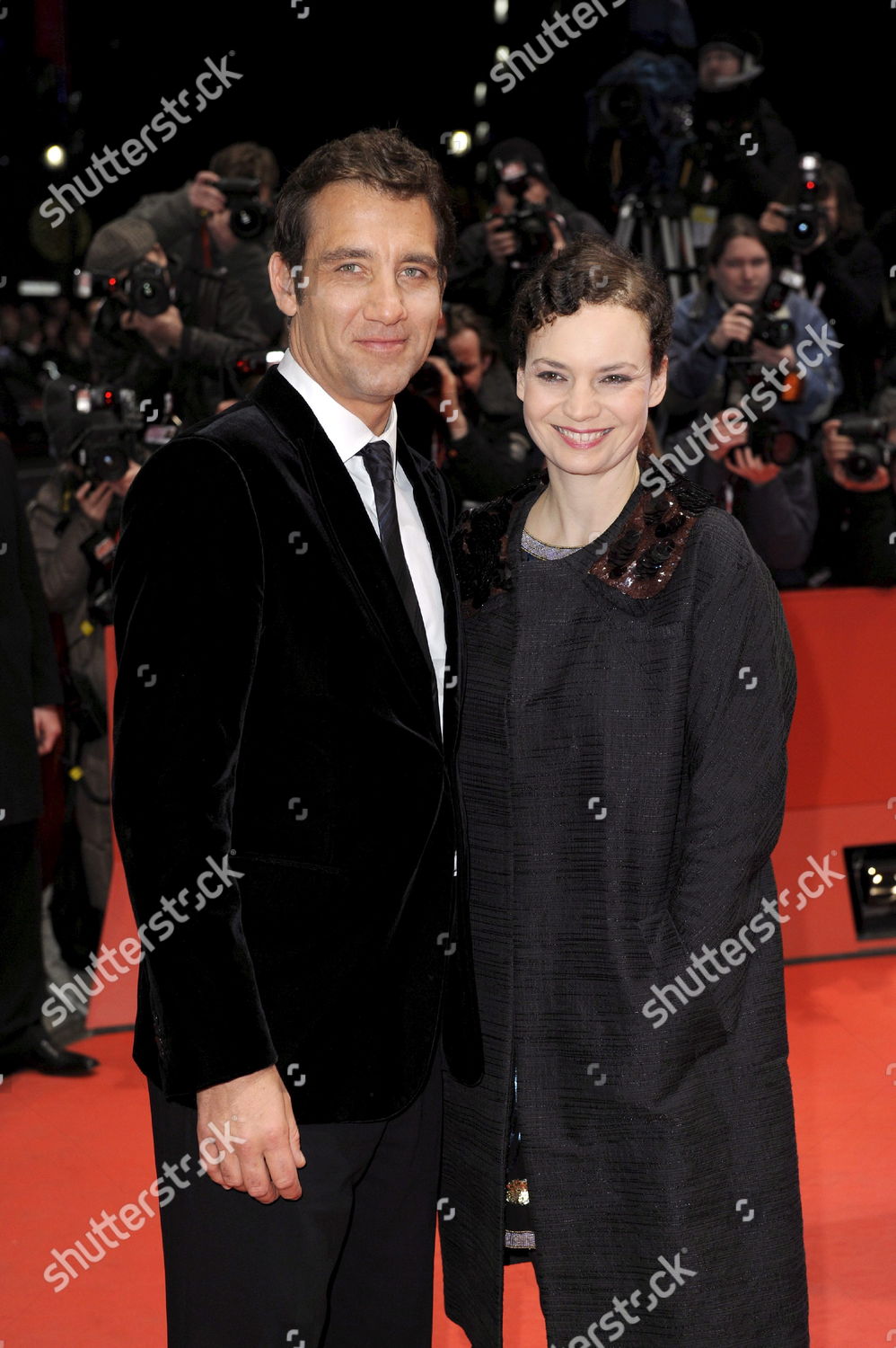 British Actor Clive Owen His Wife Editorial Stock Photo - Stock Image ...