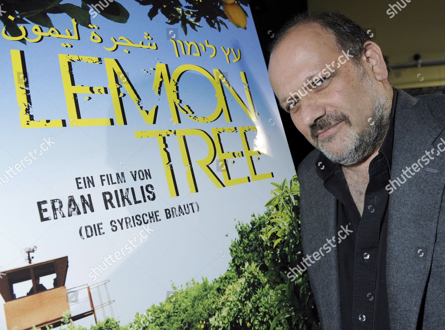 Israeli Director Eran Riklis Poses Photographers Editorial Stock Photo