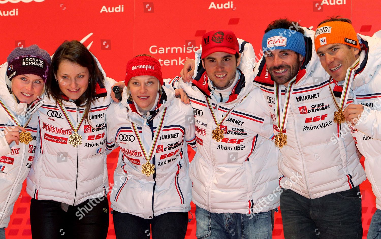 French Gold Medal Winner Team During Editorial Stock Photo - Stock ...