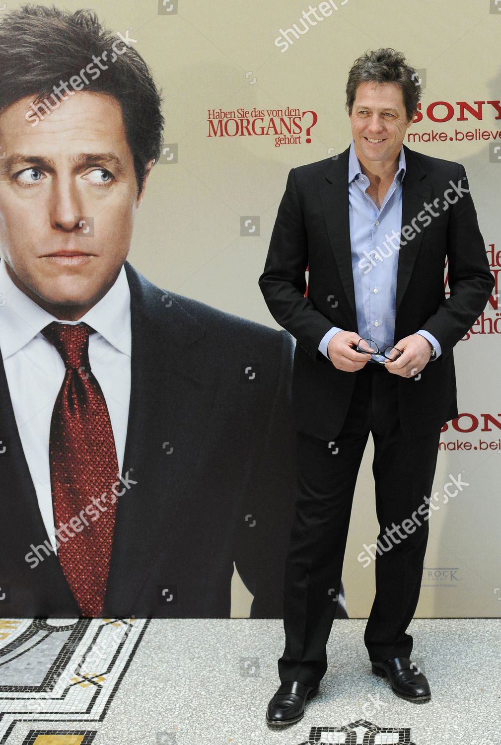 British Actor Hugh Grant Poses During Editorial Stock Photo - Stock
