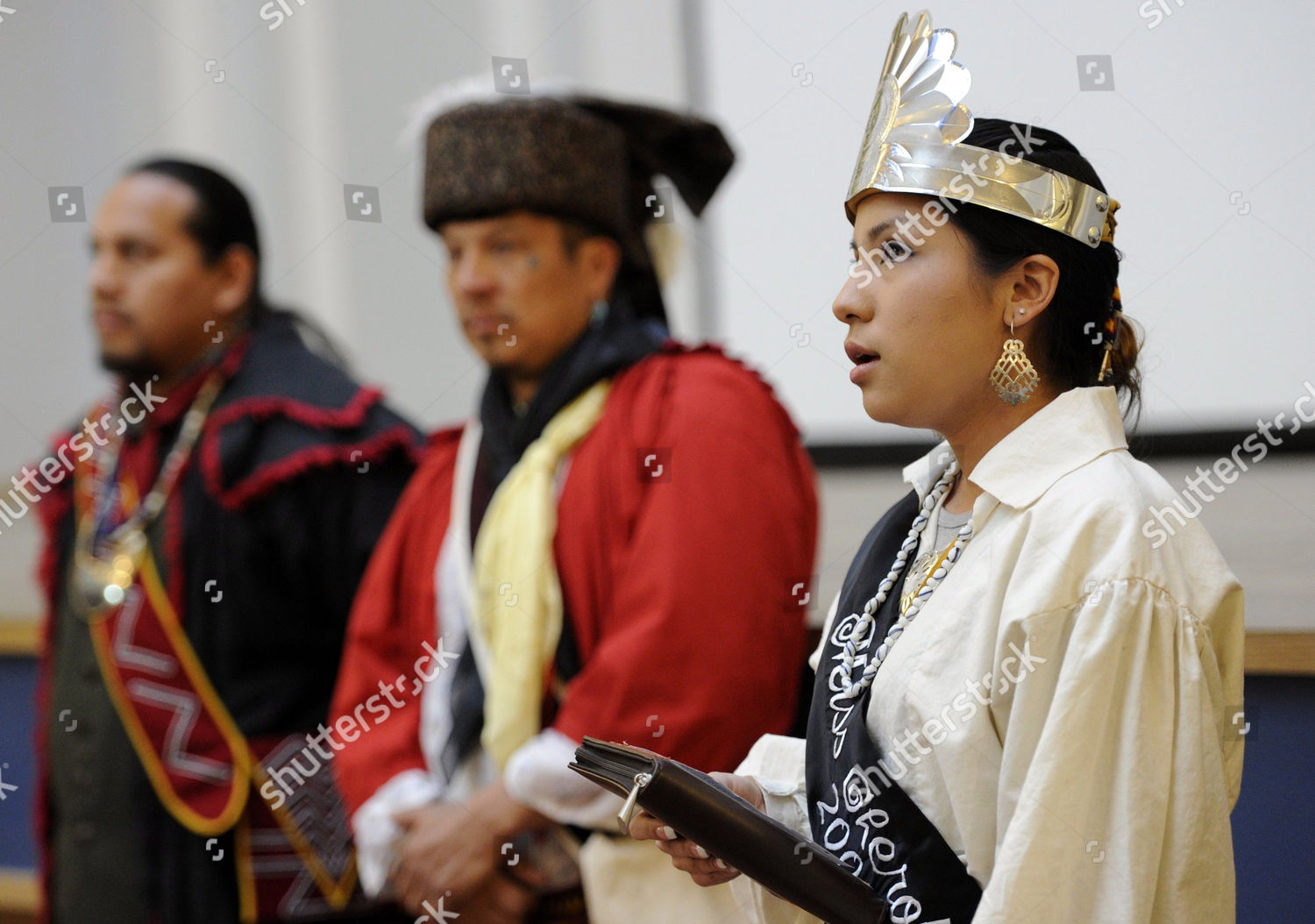 Miss Cherokee Eastern Band Cherokee Indians Editorial Stock Photo