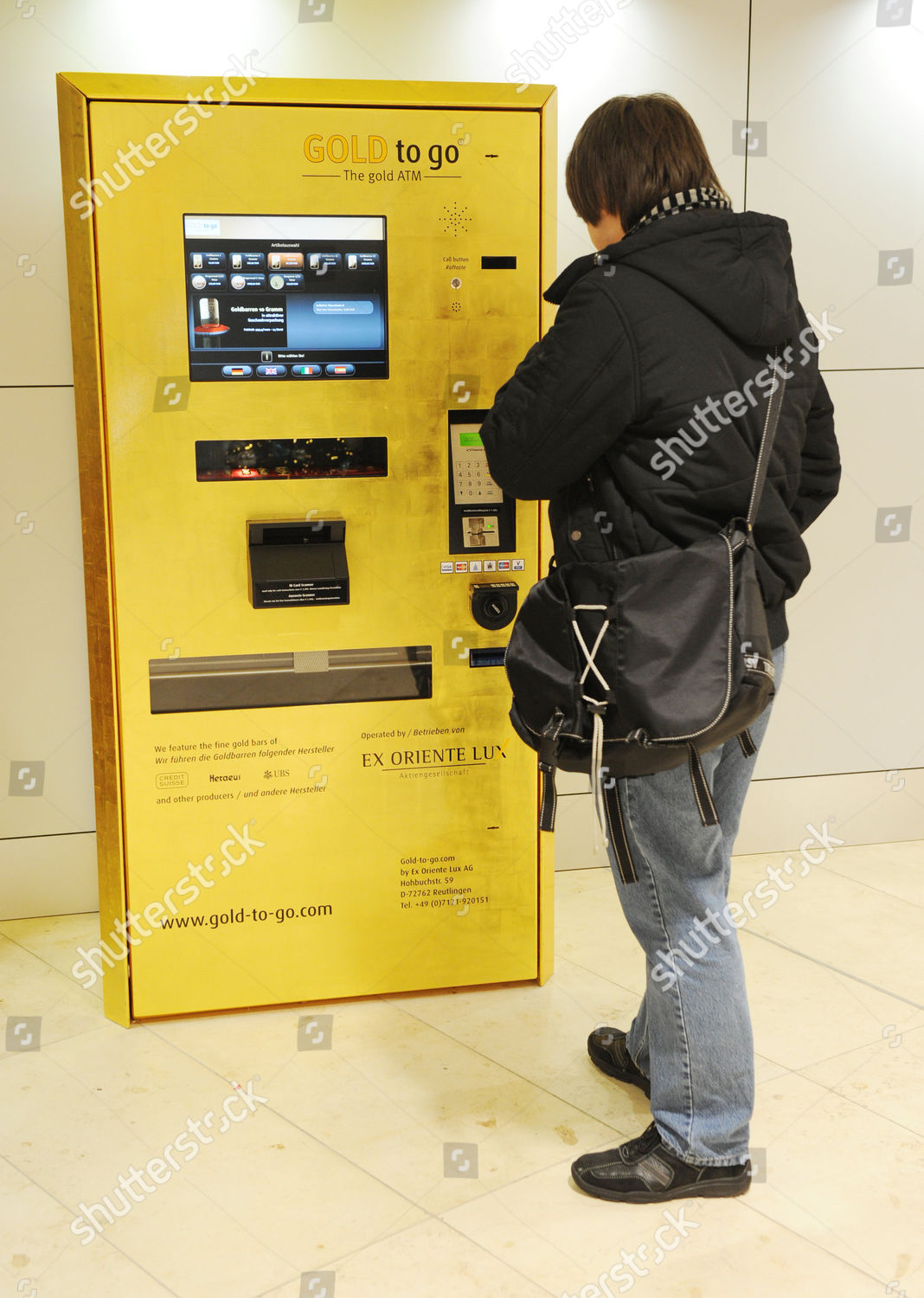 Automat Stands Shopping Mall Limbecker Essen Germany Editorial Stock Photo Stock Image Shutterstock