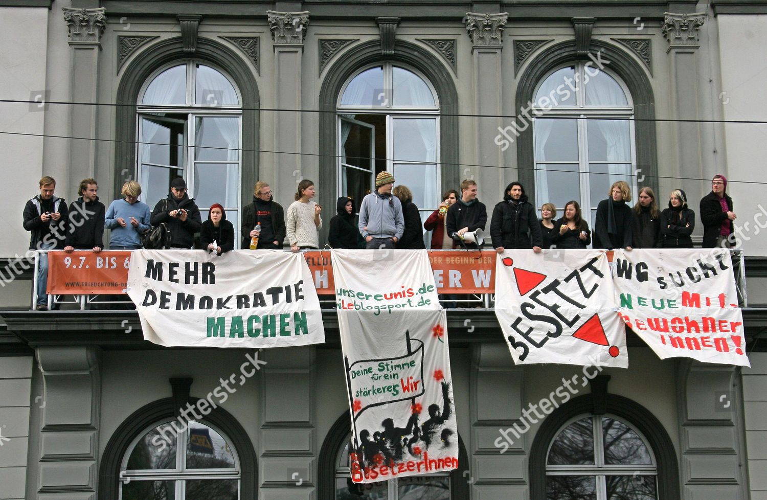 Students All Over Germany Protest Against Tuition Editorial Stock