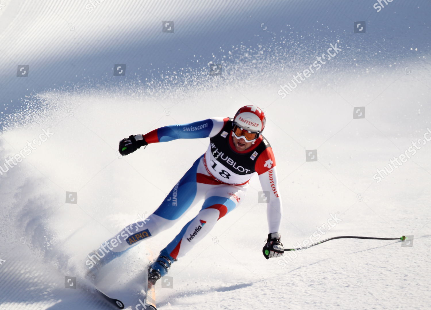 Silvan Zurbriggen Switzerland Arrives Finish Area Editorial Stock Photo ...