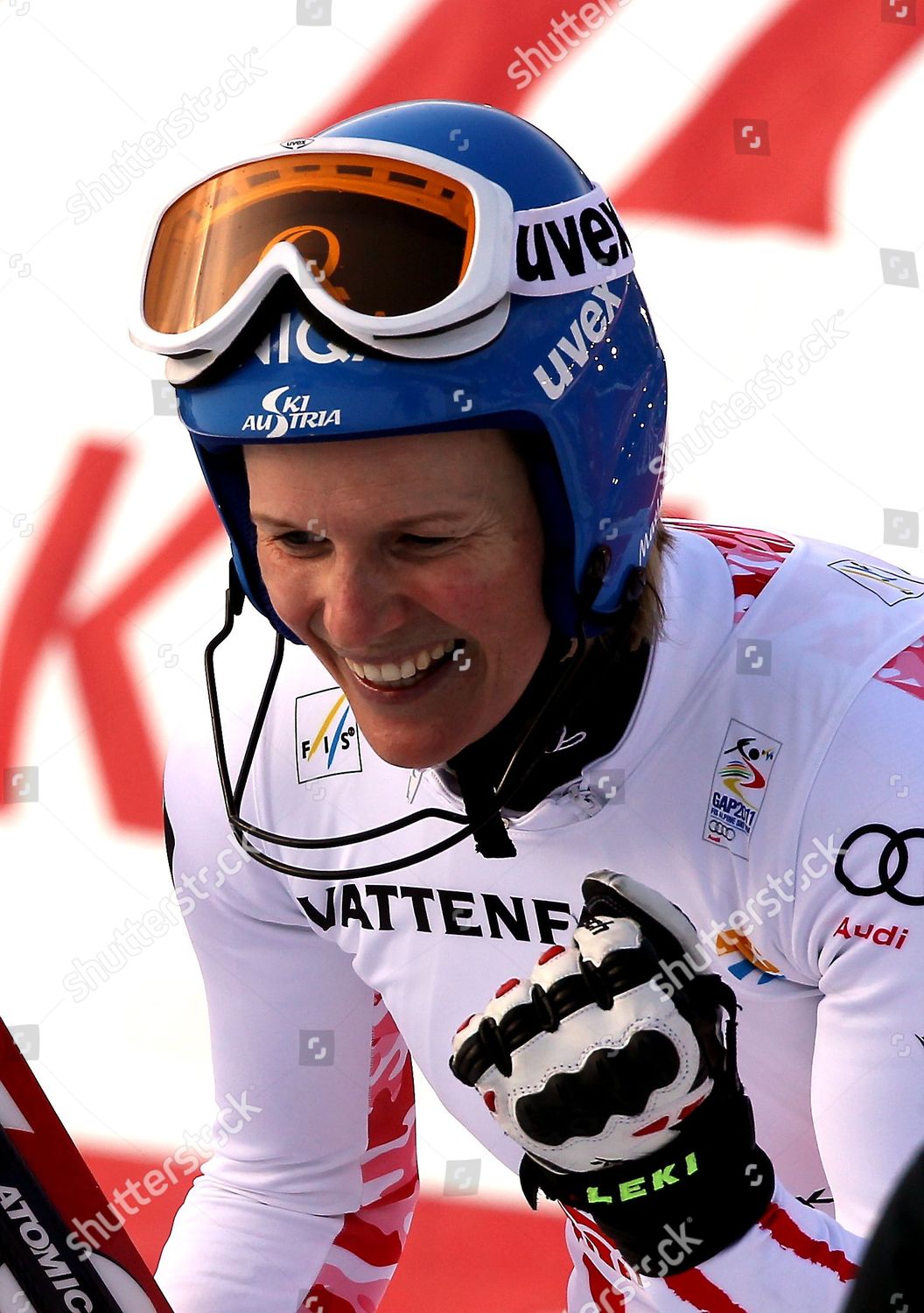 Marlies Schild Austria Celebrates After Winning Editorial Stock Photo