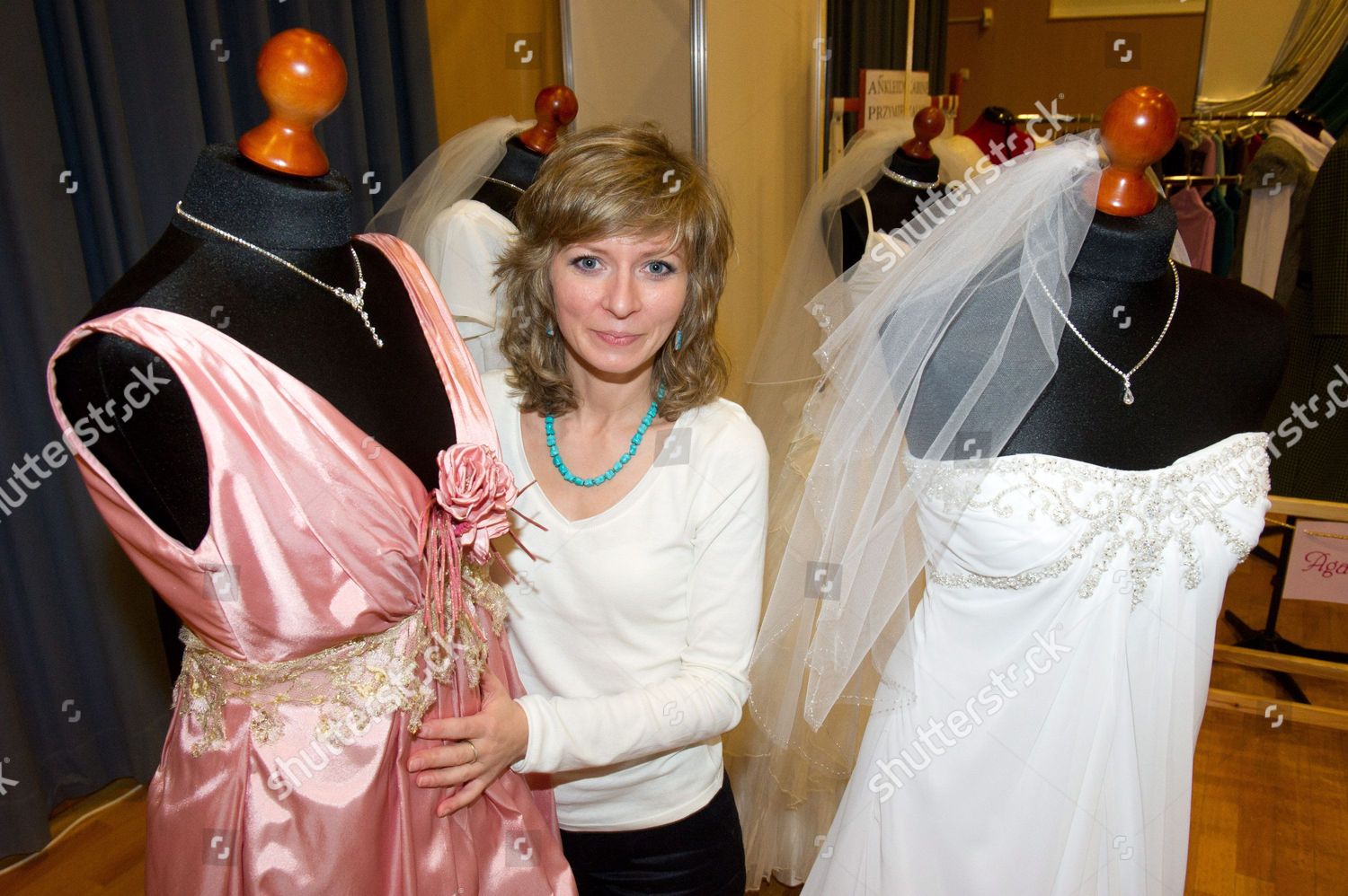 Saleswoman Ania Kucza Szczecin Presents Wedding Dresses Editorial