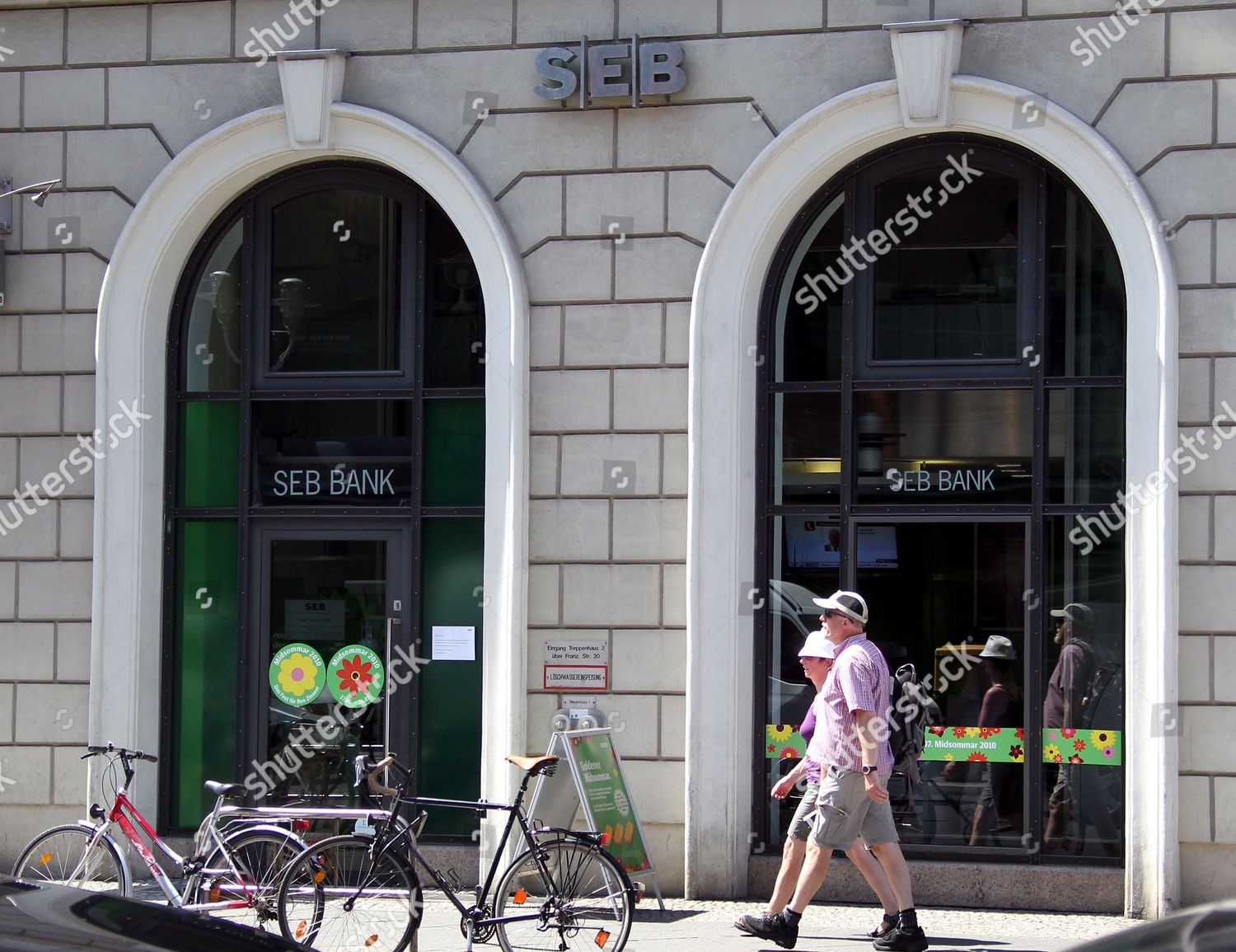 Branch Seb Bank Friedrichstrasse Berlin Germany 12 Editorial Stock