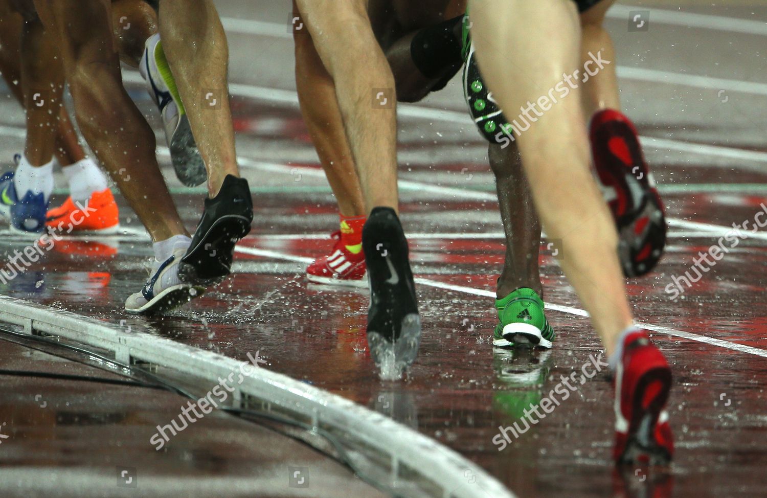 Competitors Mens 10000 M Final Run Editorial Stock Photo - Stock Image ...