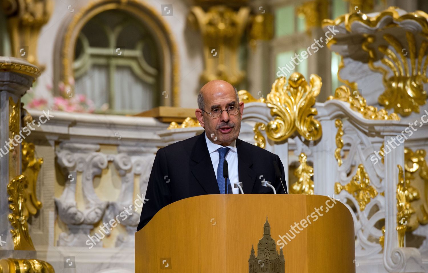 Egyptian Nobel Peace Prize Laureate Mohamed Editorial Stock Photo ...