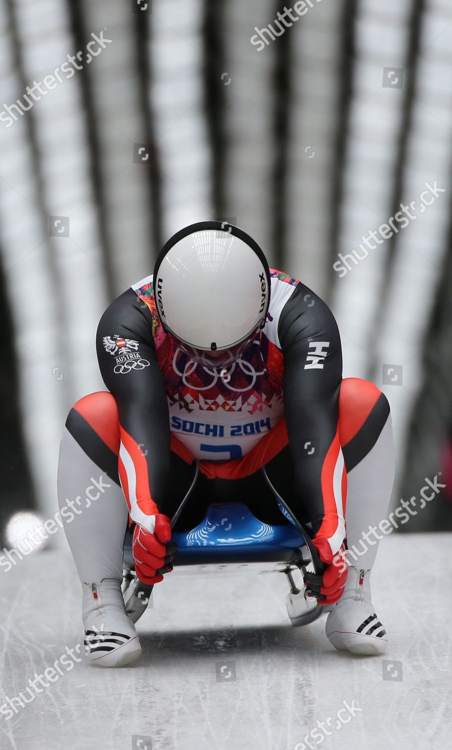 Wolfgang Kindl Austria Arrives Finish After Editorial Stock Photo ...