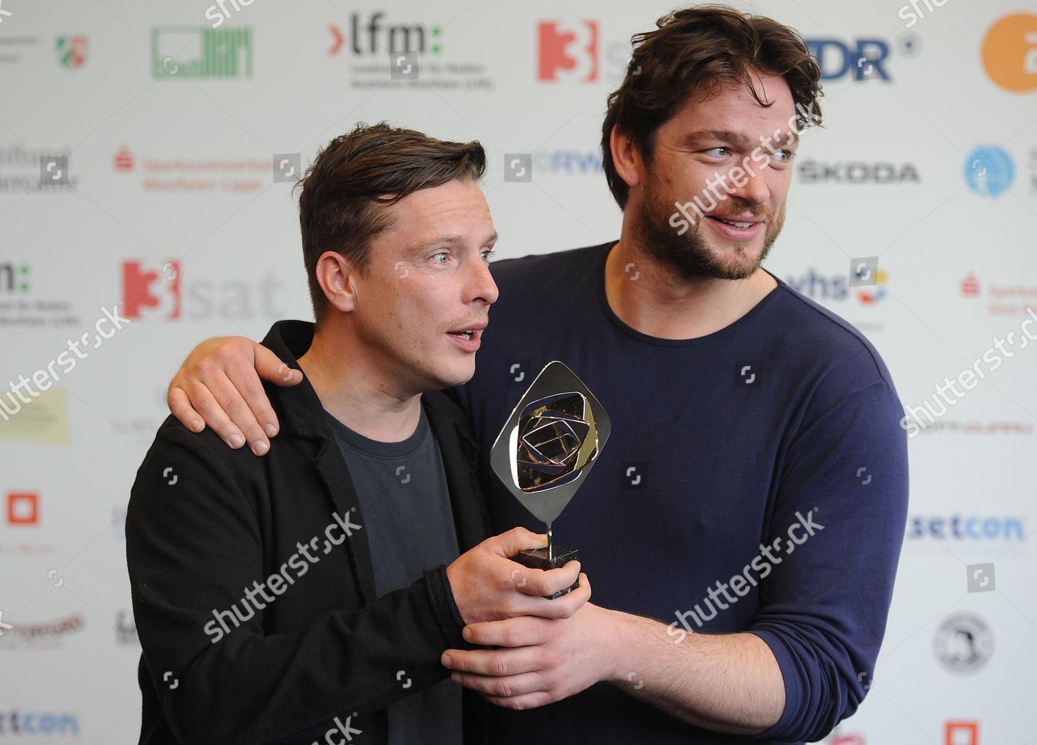 Actors Florian Panzner L Ronald Zehrfeld R Editorial Stock Photo Stock Image Shutterstock