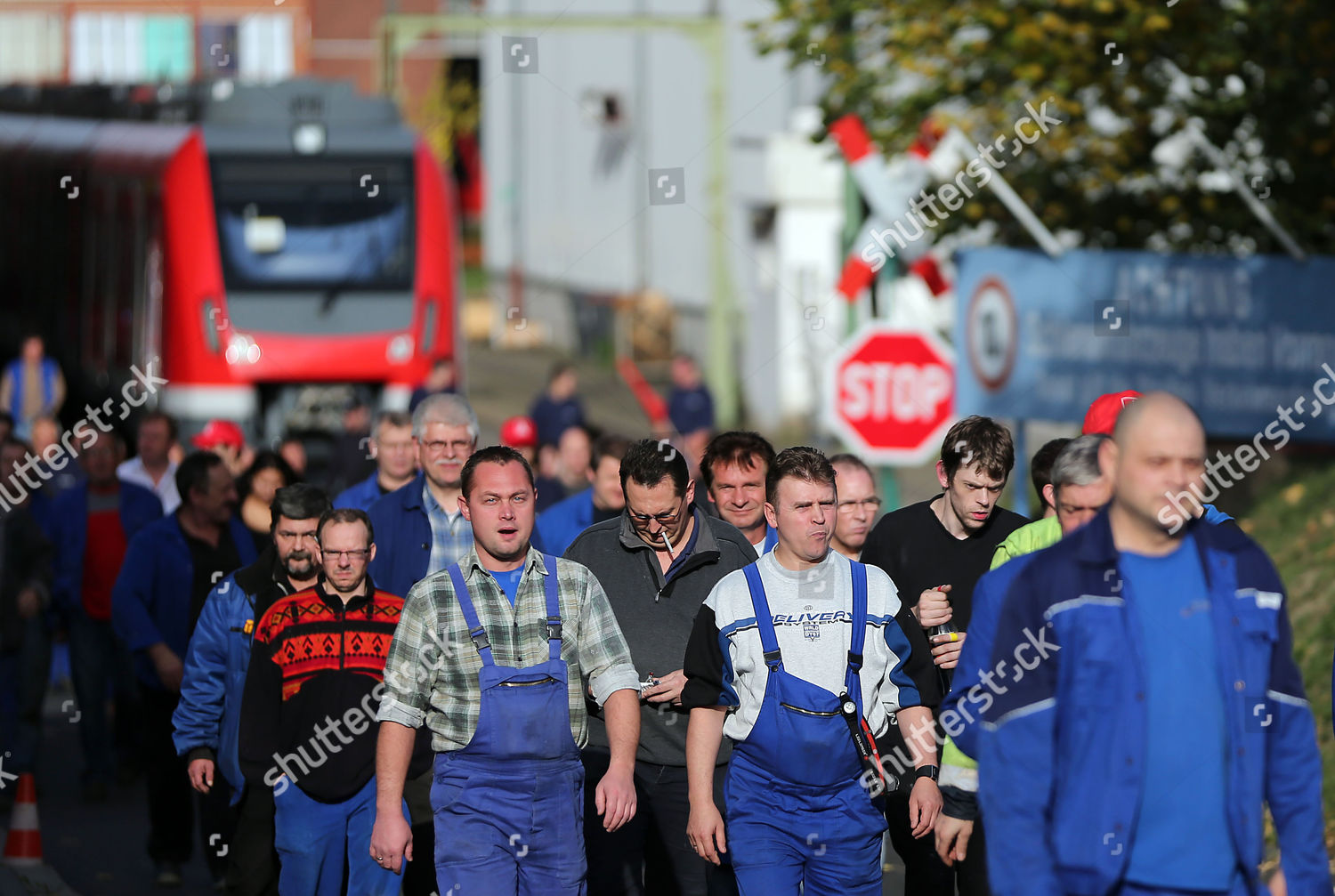 Bombardier Employees Attend Works Meeting Front Editorial Stock Photo Stock Image Shutterstock