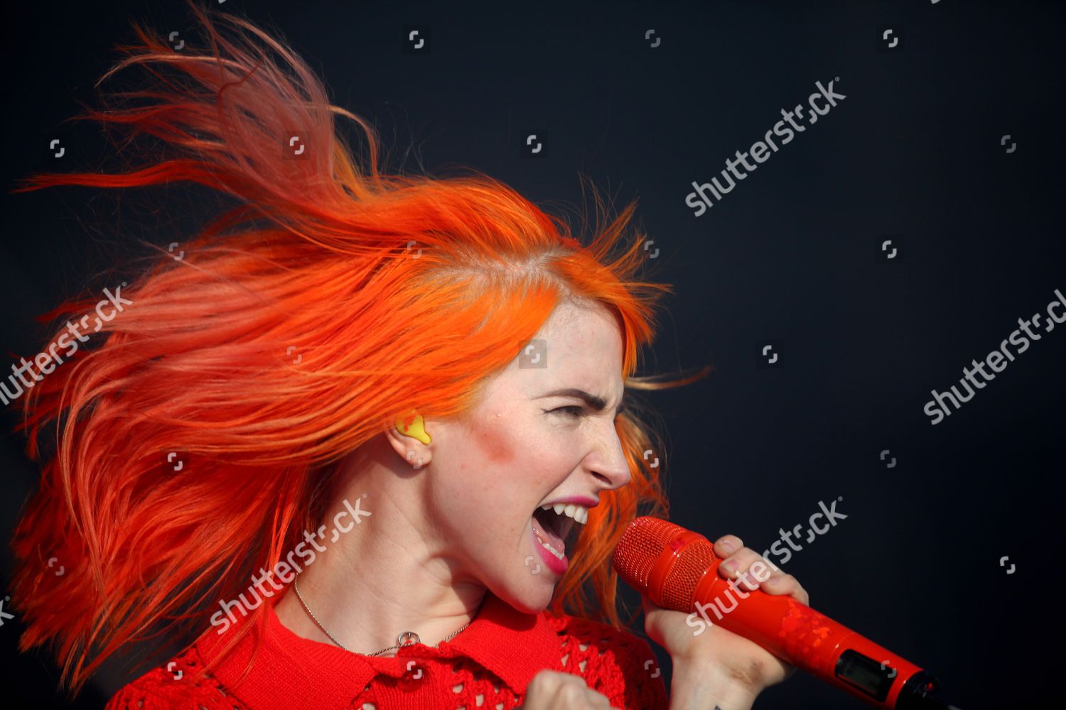 Hayley Williams Lead Singer Us Band Paramore Editorial Stock Photo