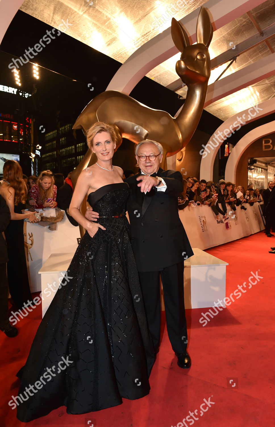 Publisher Hubert Burda R His Wife Editorial Stock Photo - Stock Image