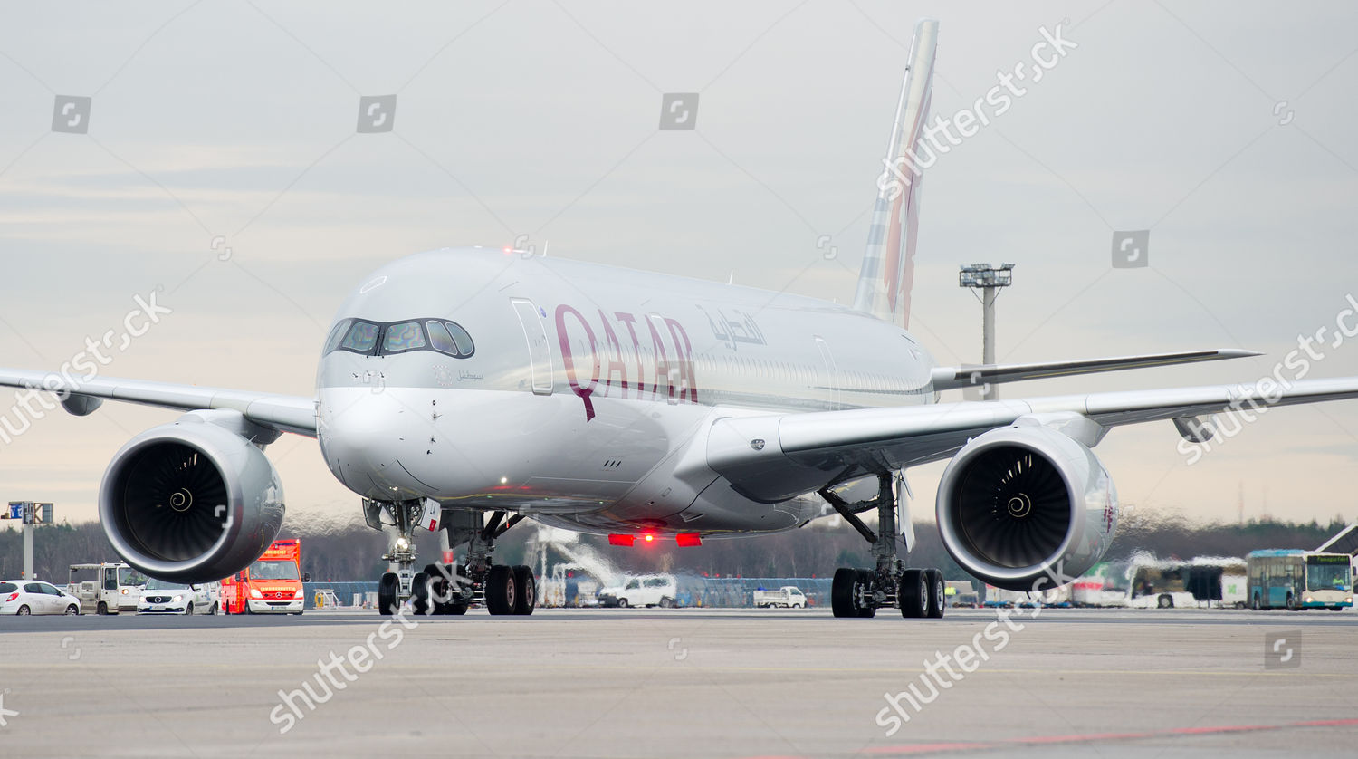 Qatar Airways First Airbus A350 Xwb Editorial Stock Photo - Stock Image ...