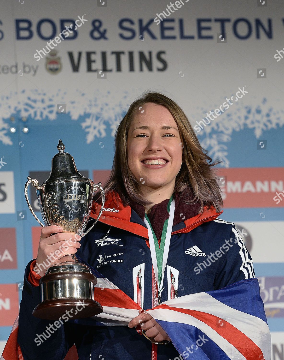 Skeleton Racer Lizzy Yarnold Great Britain Editorial Stock Photo ...