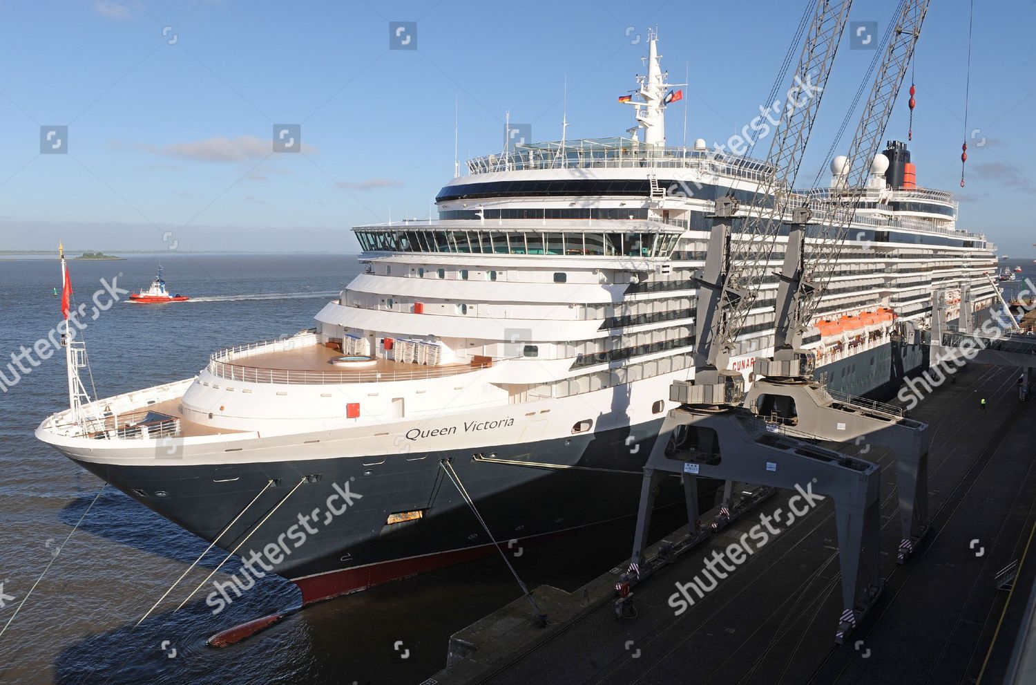 Cruise Liner Queen Victoria British Cunard Editorial Stock Photo