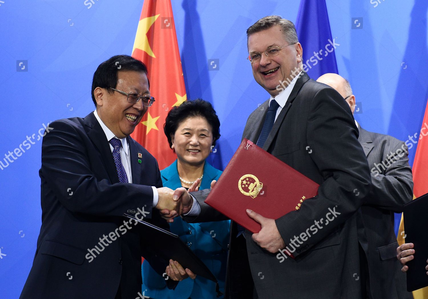 Chinese Deputy Minister Education Hao Ping Editorial Stock Photo